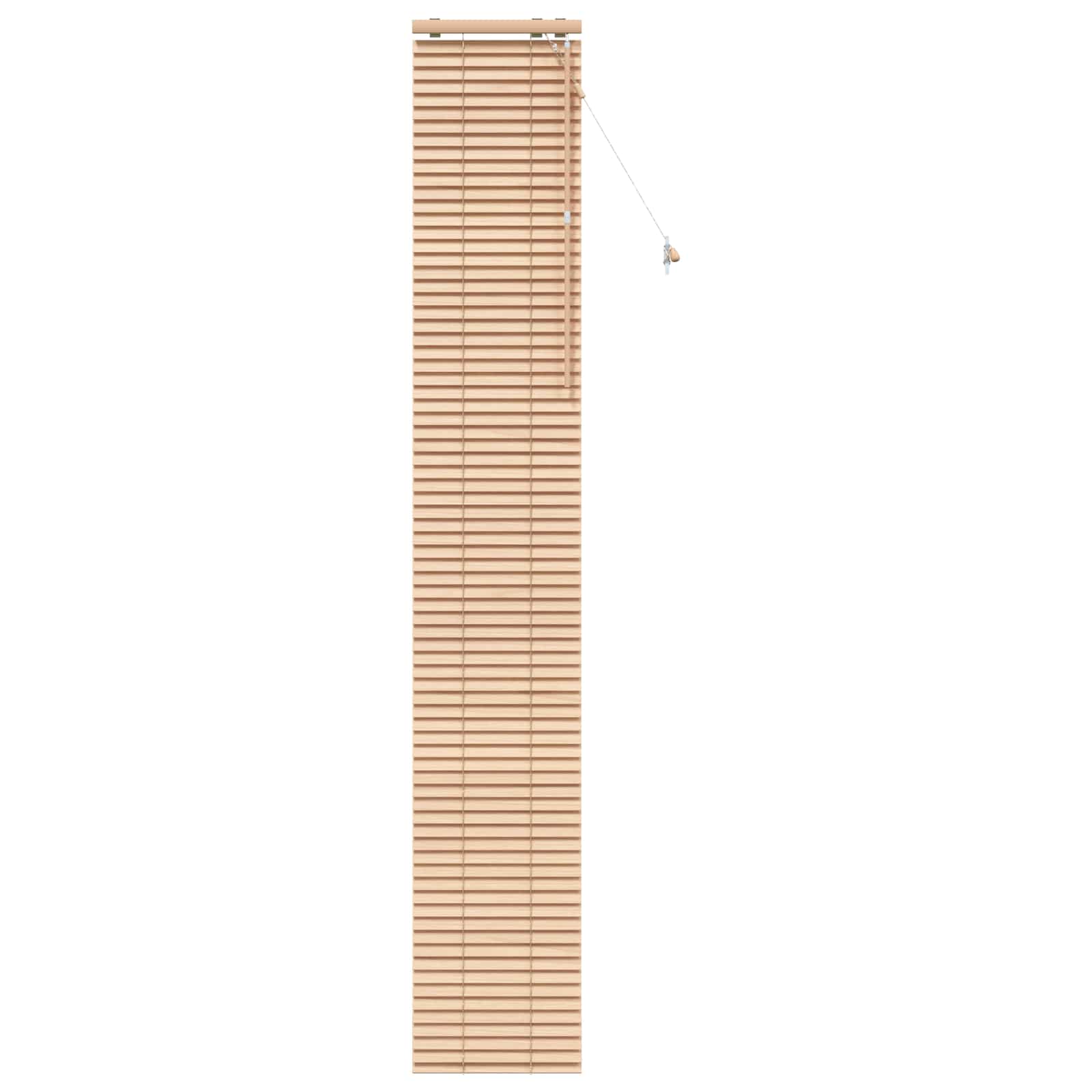 Jalousie Eichenoptik 40 x 130 cm 35 mm Massives Paulownia-Holz