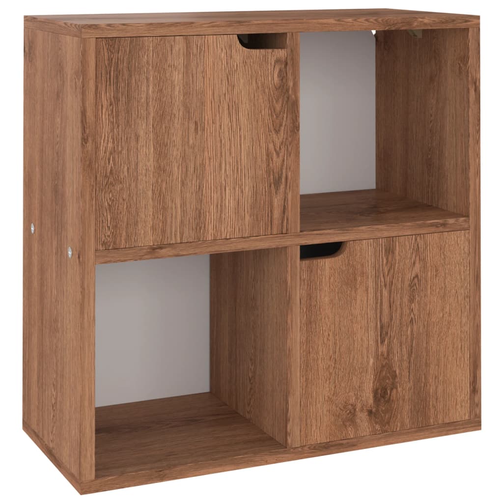 Bücherregal Grau Sonoma-Eiche 60x27,5x59,5 cm Holzwerkstoff