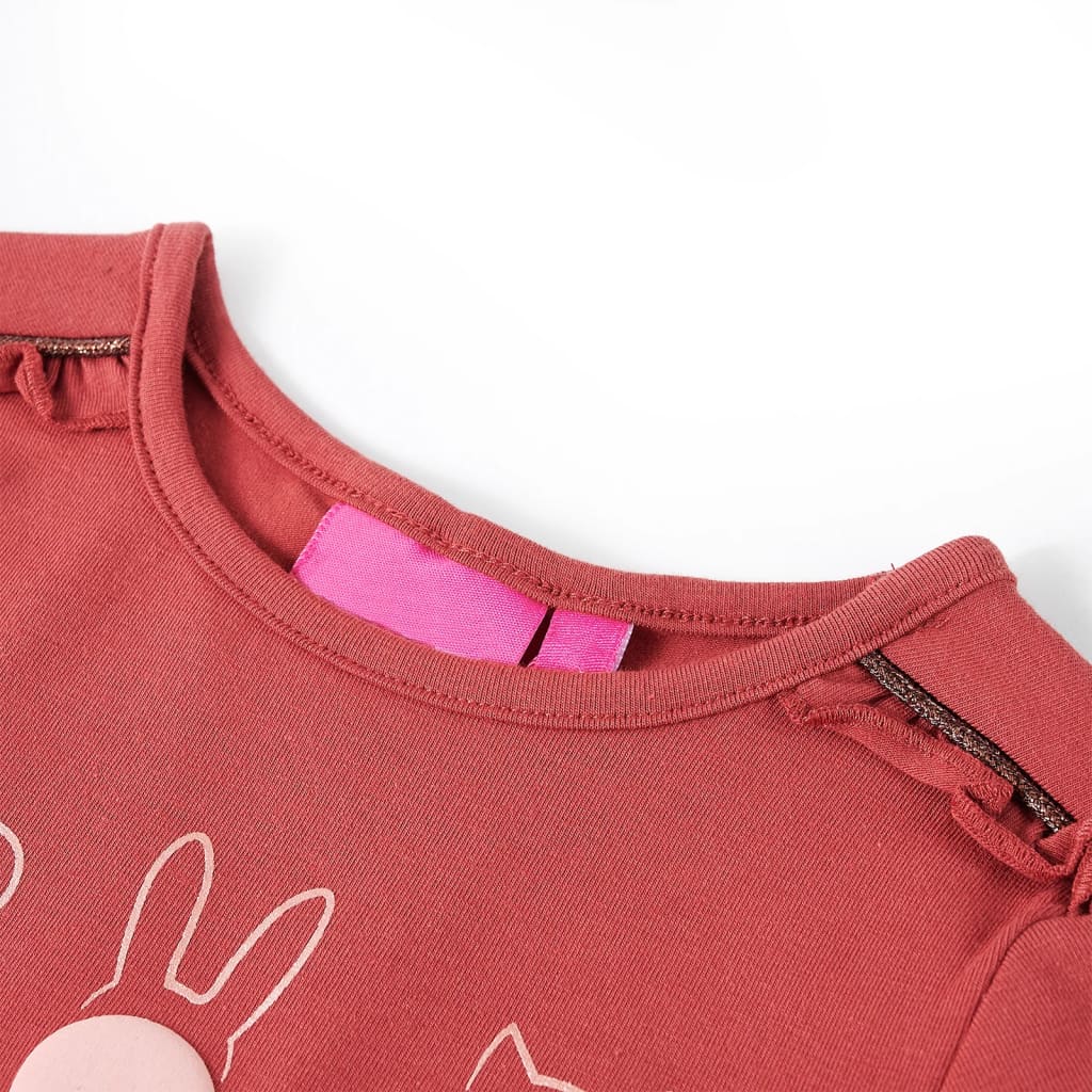 Kinder-Langarmshirt Marineblau 116