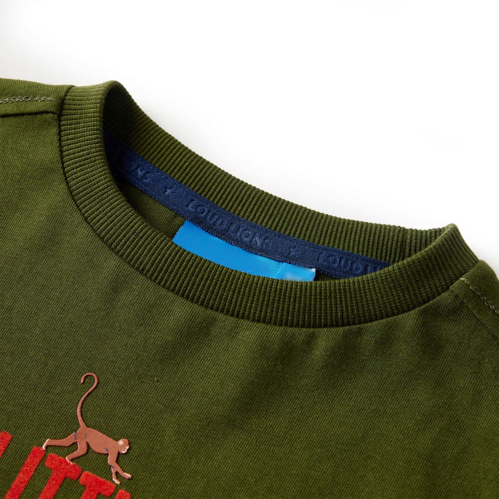 Kinder-Langarmshirt Marineblau 92