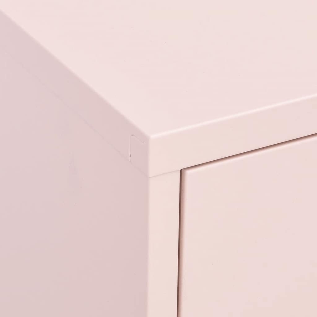 Beistellschrank Olivgrün 80x35x101,5 cm Stahl