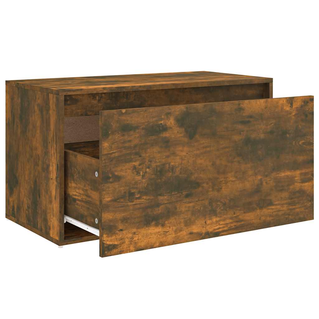 Flurbank 80x40x45 cm Weiß Holzwerkstoff