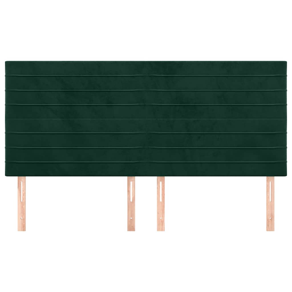 Kopfteil Hellgrau 80x5x118/128 cm Samt