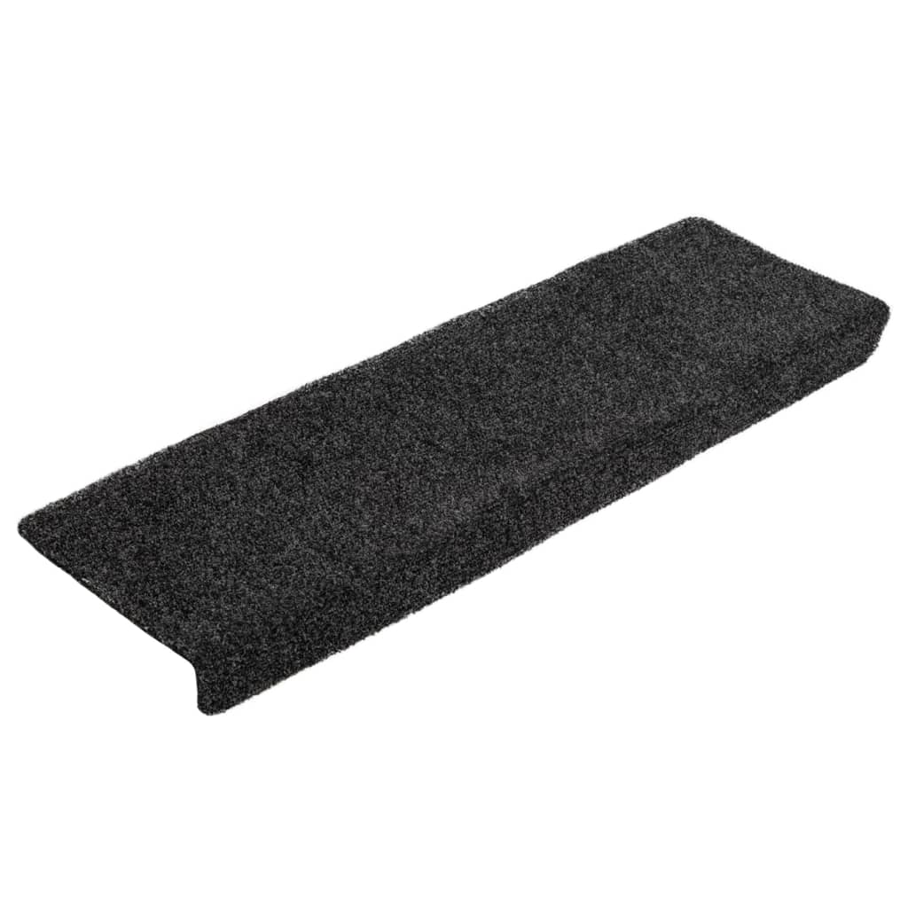 Stufenmatten Selbstklebend 15 Stk. 65x21x4 cm Hellbraun Rechteckiger Rand