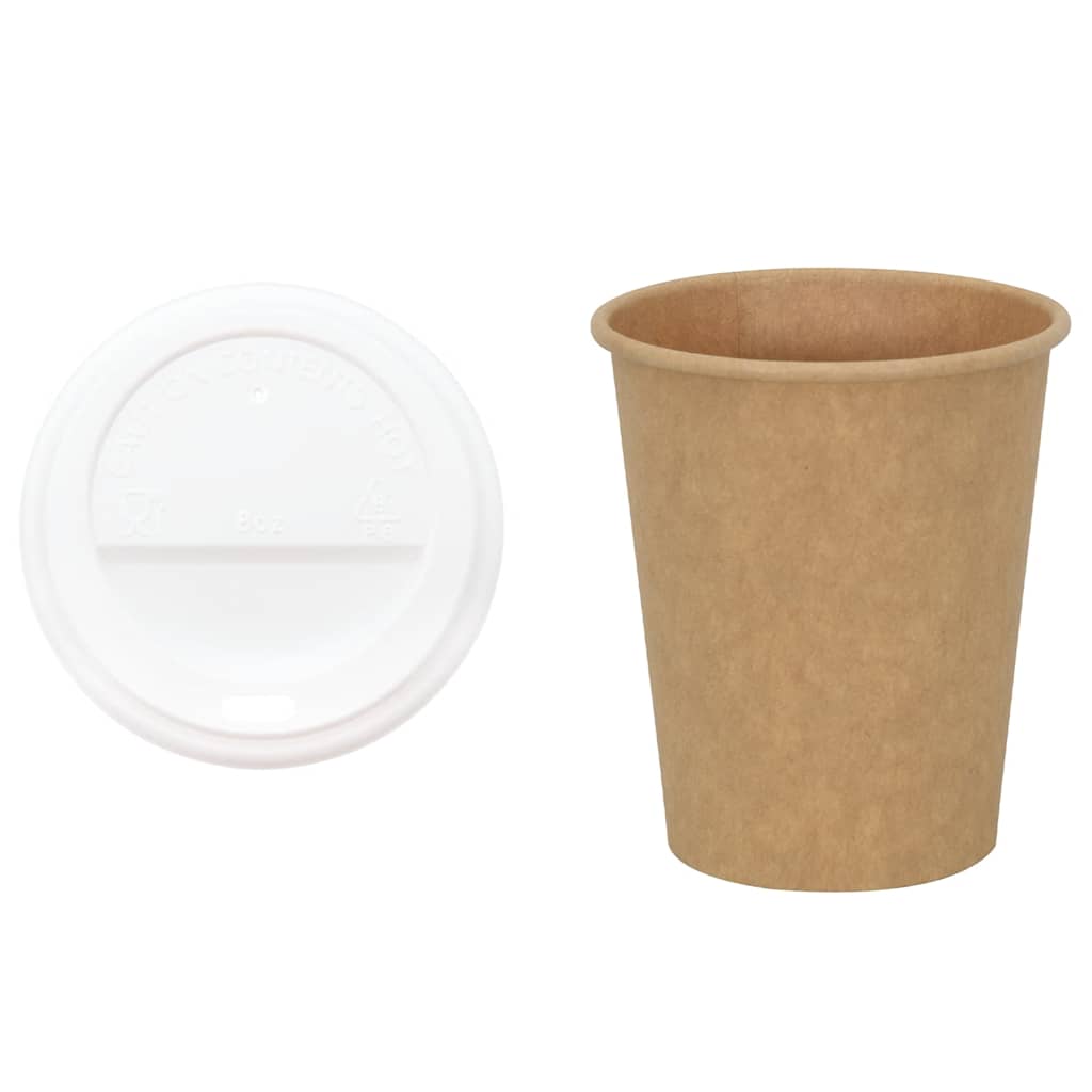 Pappbecher mit Deckeln 1000 Stk. 12oz 300ml