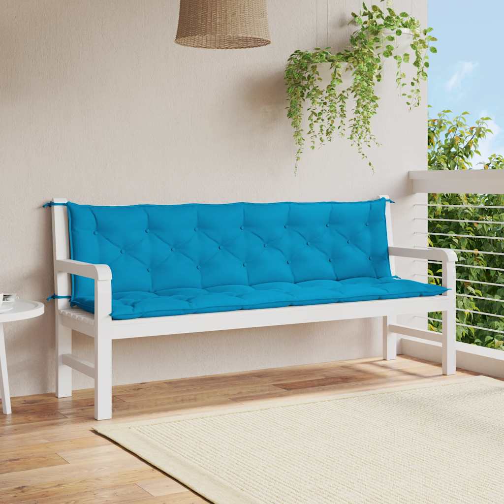 Gartenbank-Auflage Anthrazit 100x(50+50)x7 cm Oxford-Gewebe