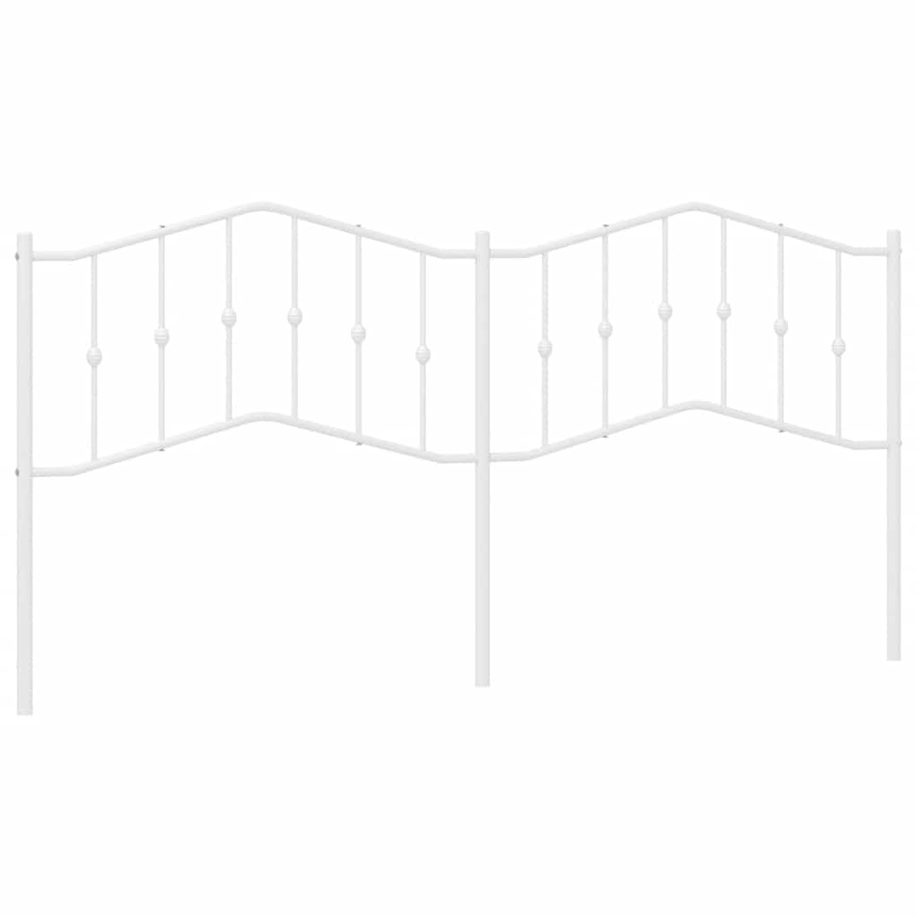 Ersatz-Kopfteil Metall Schwarz 90 cm