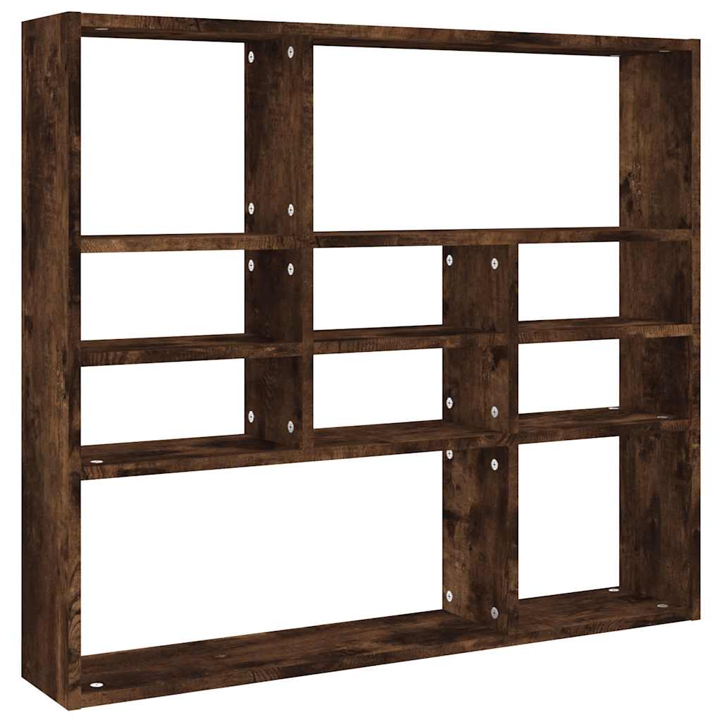 Wandregal Weiß 90x16x78 cm Holzwerkstoff