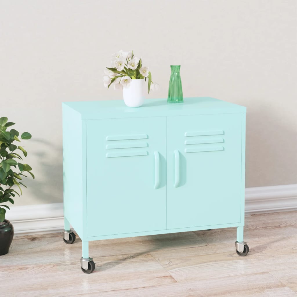 Lagerschrank Olivgrün 60x35x56 cm Stahl