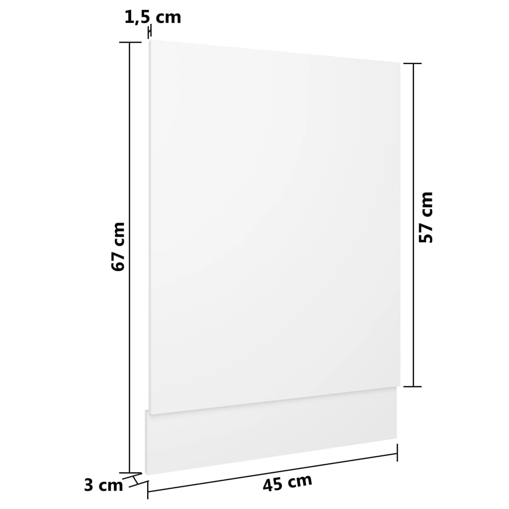 Unterschrank Lyon Weiß 60x46x81,5 cm Holzwerkstoff