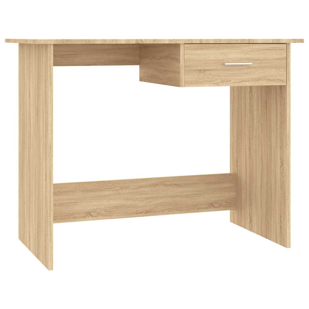 Schreibtisch Weiß 100x50x76 cm Holzwerkstoff
