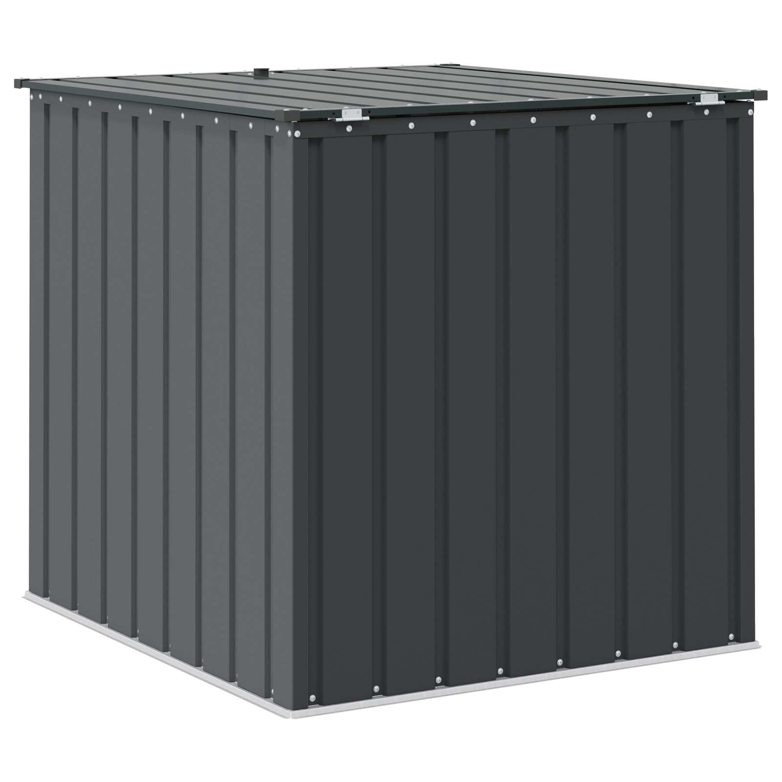 Gartenlagerbox Schwarz 101,5 x 57 x 100,5 cm Stahl
