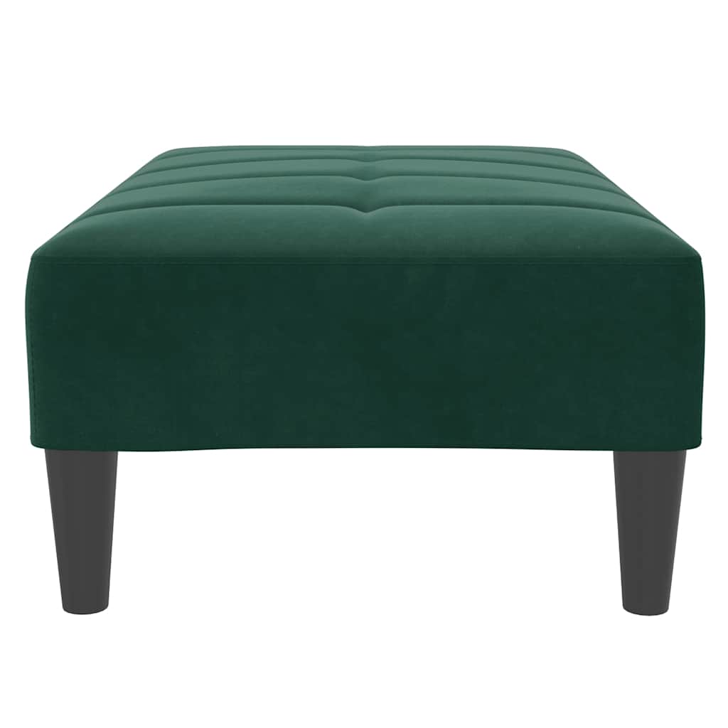 Fußhocker Blau 77x55x31 cm Samt
