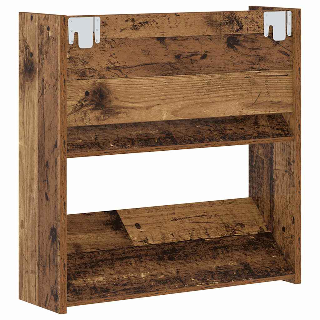 Wand-Schuhschränke 4 Stk. Weiß 60x18x60 cm Holzwerkstoff