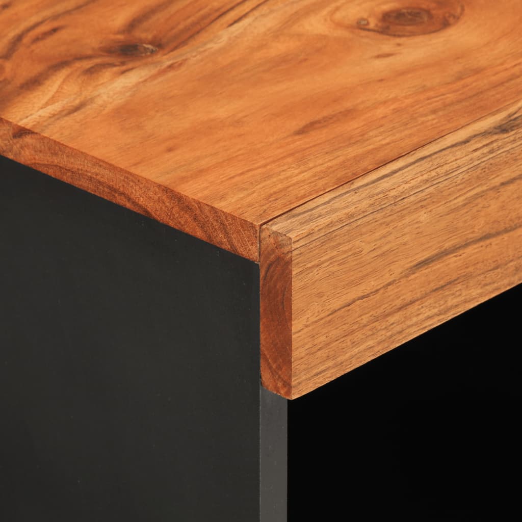 TV-Schrank 85x33x43,5 cm Altholz Massiv