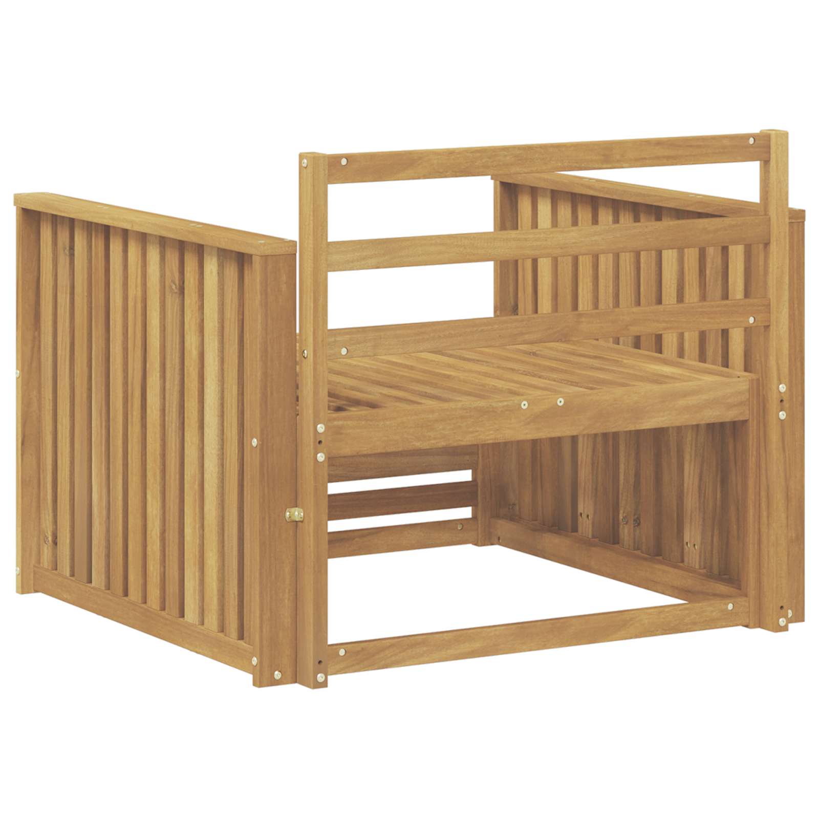 2 Stück Outdoor-Sofa Natur