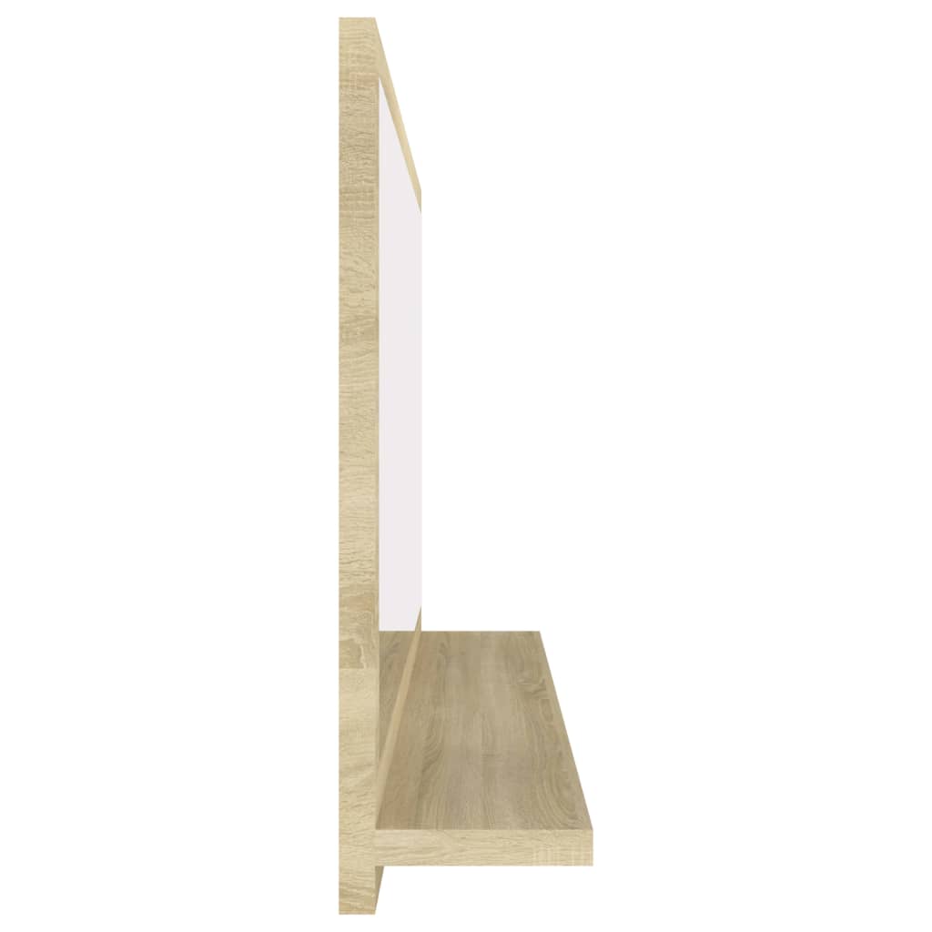 Badspiegel Weiß 40x10,5x37 cm Holzwerkstoff
