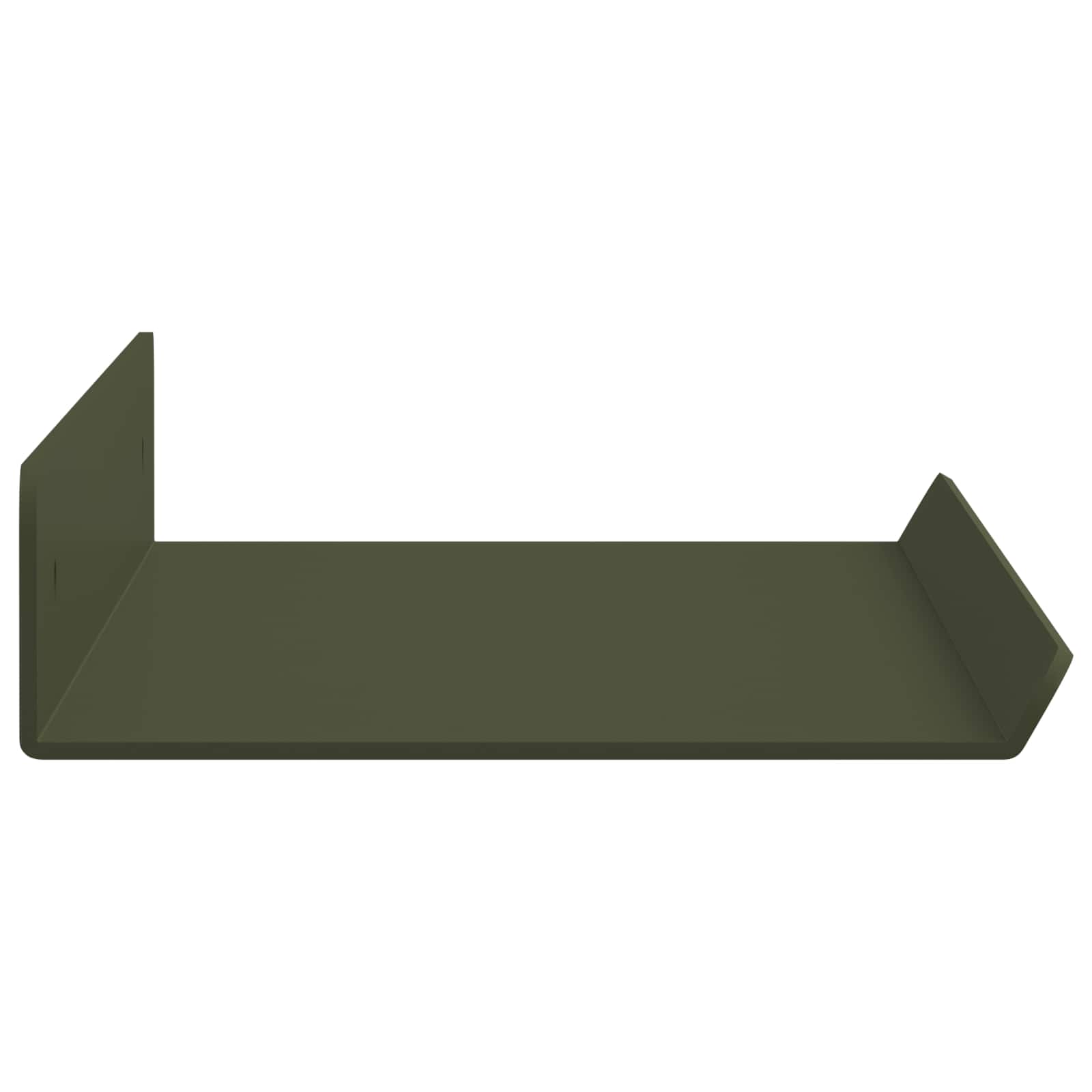 Schwebendes Regal 3 pcs Schwarz 40 x 9 x 2,5 cm Stahl