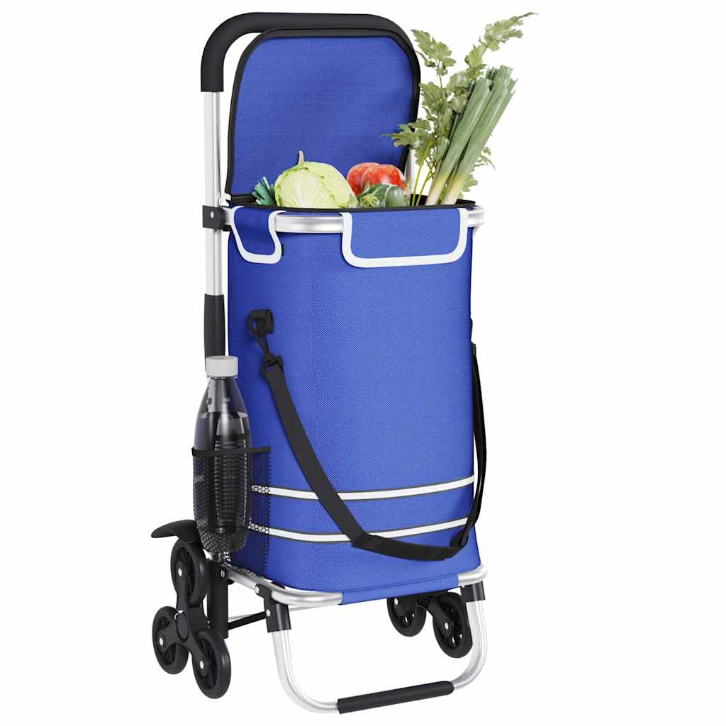 Einkaufswagen Schwarz 47 x 39 x 100,5 cm Oxford-stoff