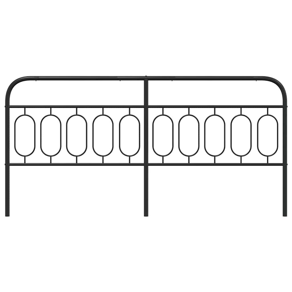 Ersatz-Kopfteil Metall Schwarz 75 cm