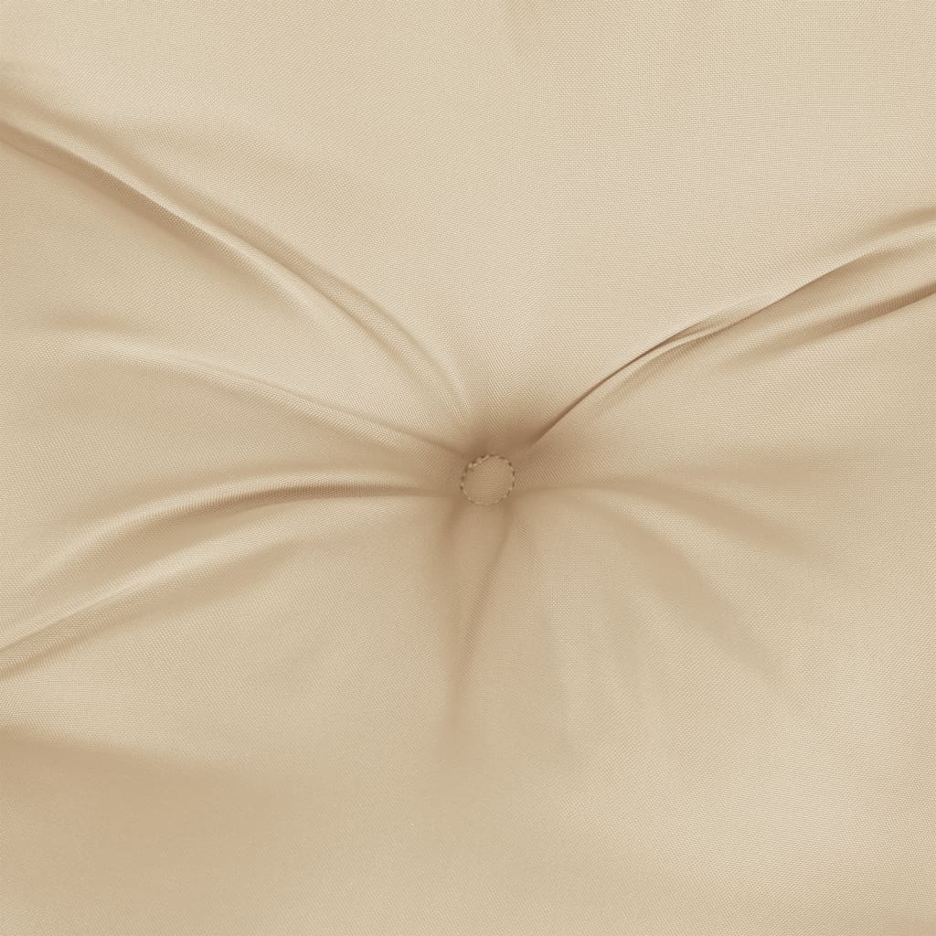 Palettenkissen 3-tlg. Taupe Stoff