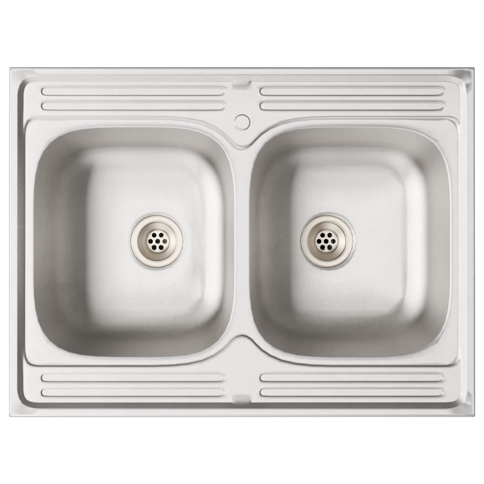 Waschbecken-Unterschrank mit Tür Lucca 2 pcs Weiß Holzwerkstoff