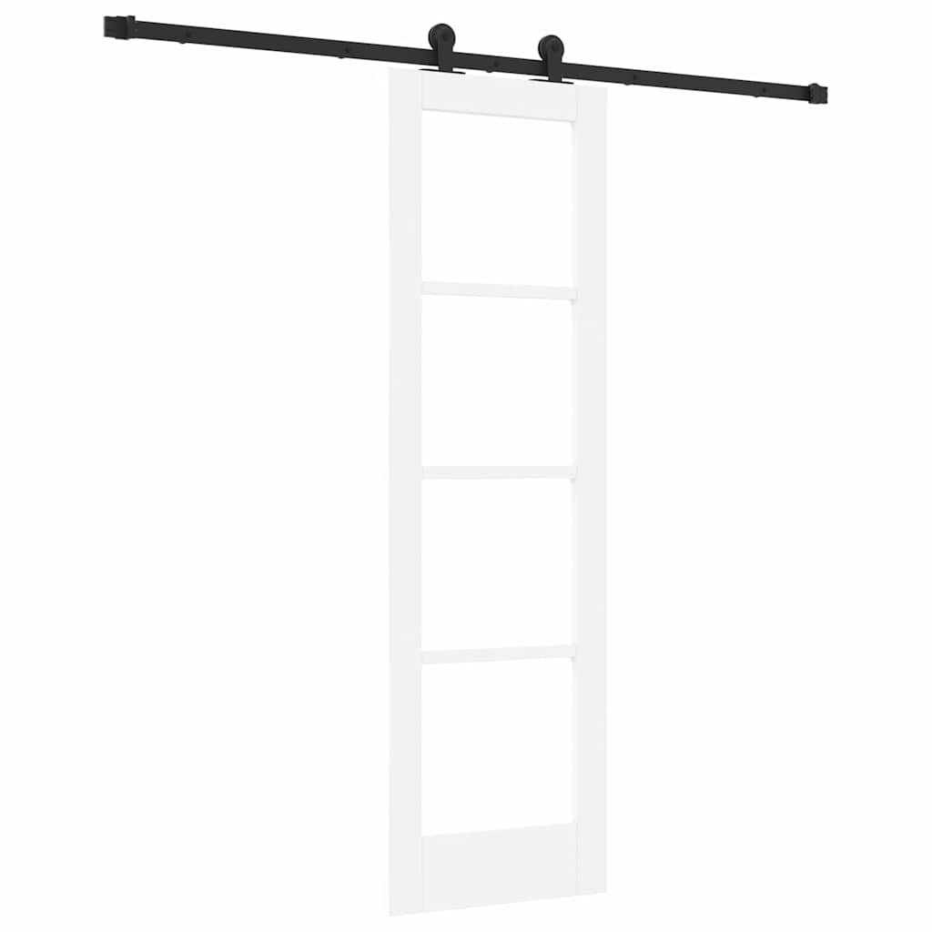 Schiebetür ORKDAL Natürlich und Schwarz 61 x 198,5 cm