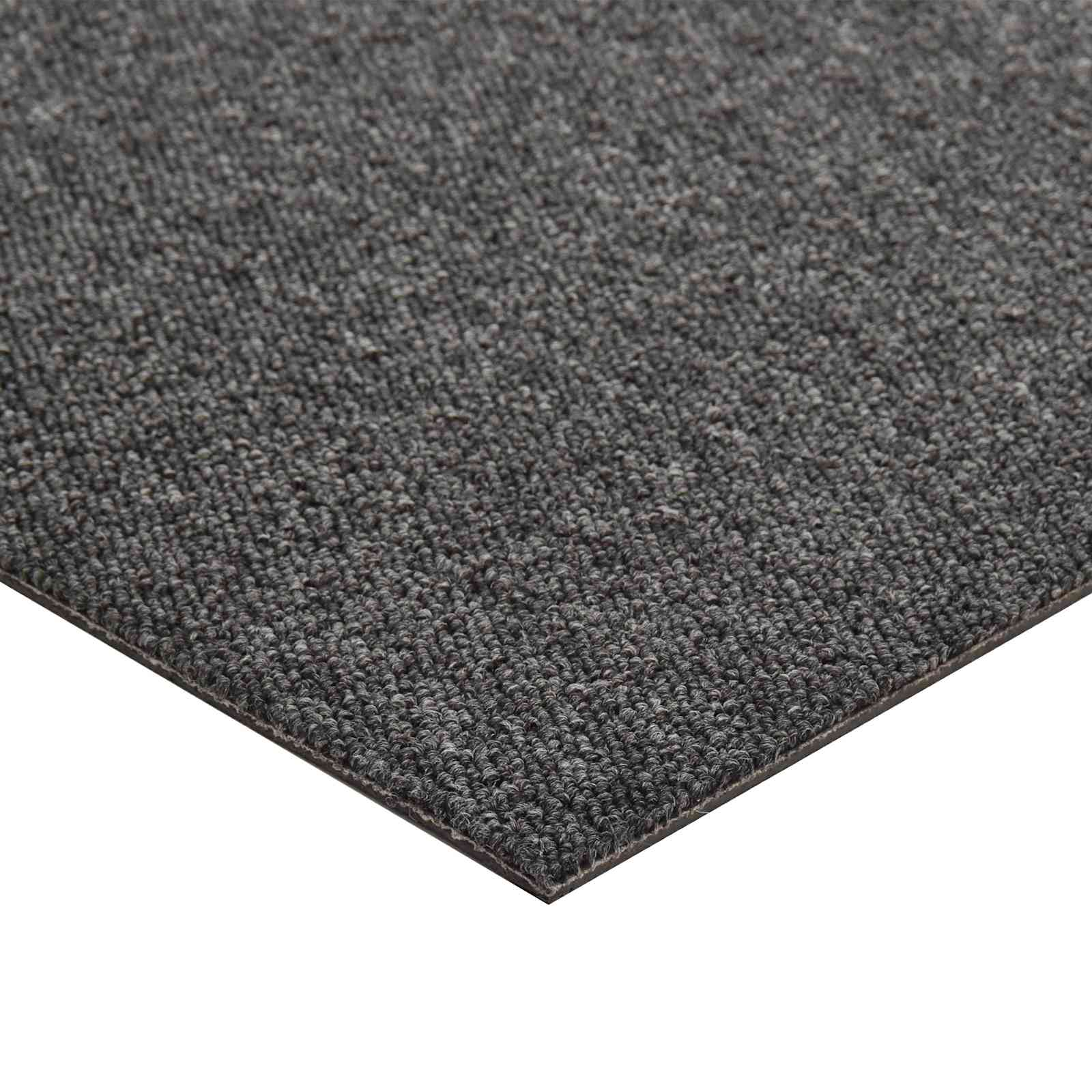 Teppich 20 pcs Gestreiftes Anthrazit 50 x 50 cm