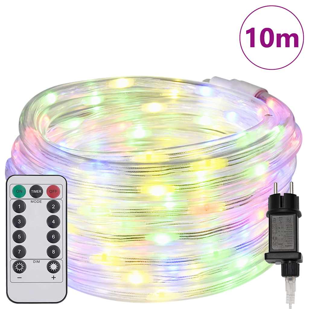 Lichtseil mit 120 LEDs Warmes Weiß 5 m PVC