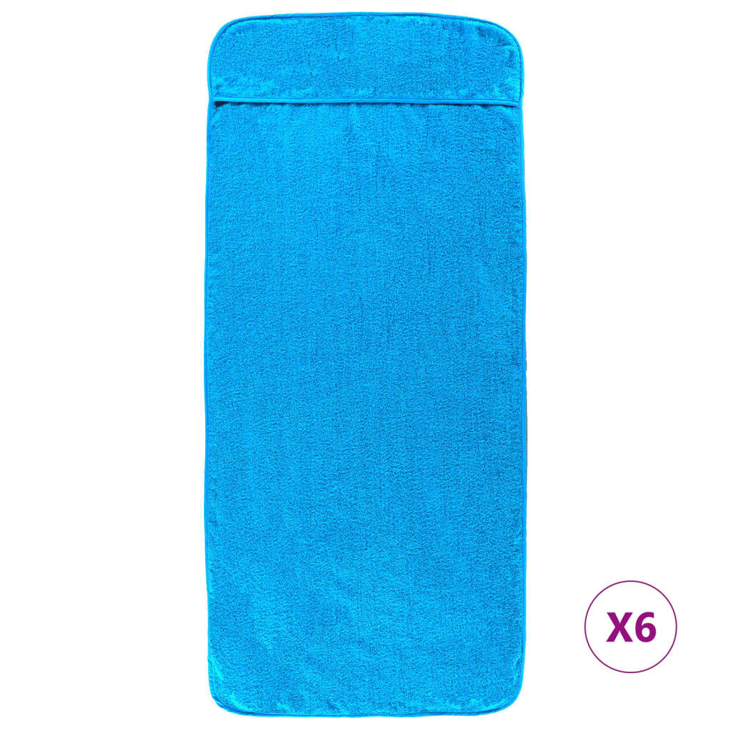 Strandtücher 4 Stk. Weiß 60x135 cm Stoff 400 GSM