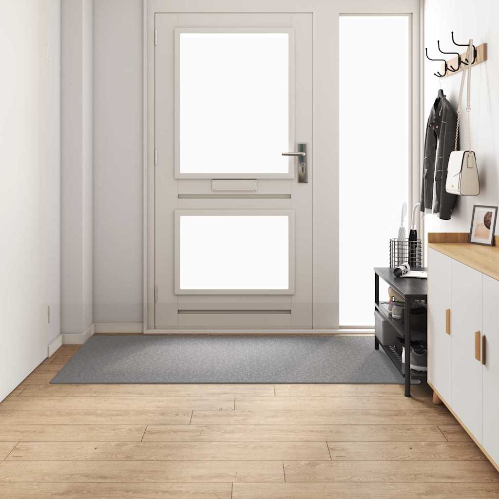 Teppichläufer Anthrazit 80 x 500 cm 100% Polypropylen