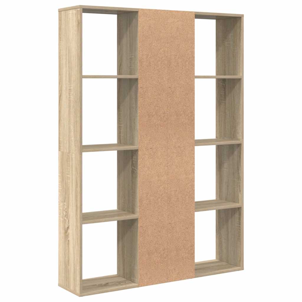 Raumteiler/Bücherregal Weiß 100x24x140 cm Holzwerkstoff