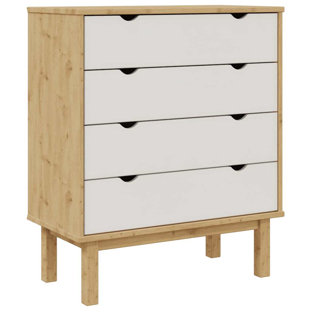 Schubladenschrank OTTA 76,5x39,5x90 cm Massivholz