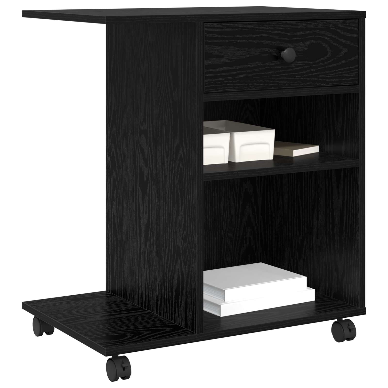 Druckerständer Uni Altholz 60 x 40 x 68.5 cm Holzwerkstoff