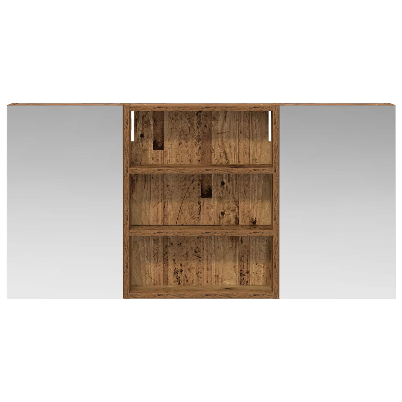 Badezimmerschrank-Set 3 pcs 80 x 10,5 x 50 cm Holzwerkstoff