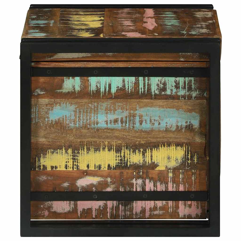 Aufbewahrungsbox 50 x 50 x 50 cm Massives upgecyceltes Holz