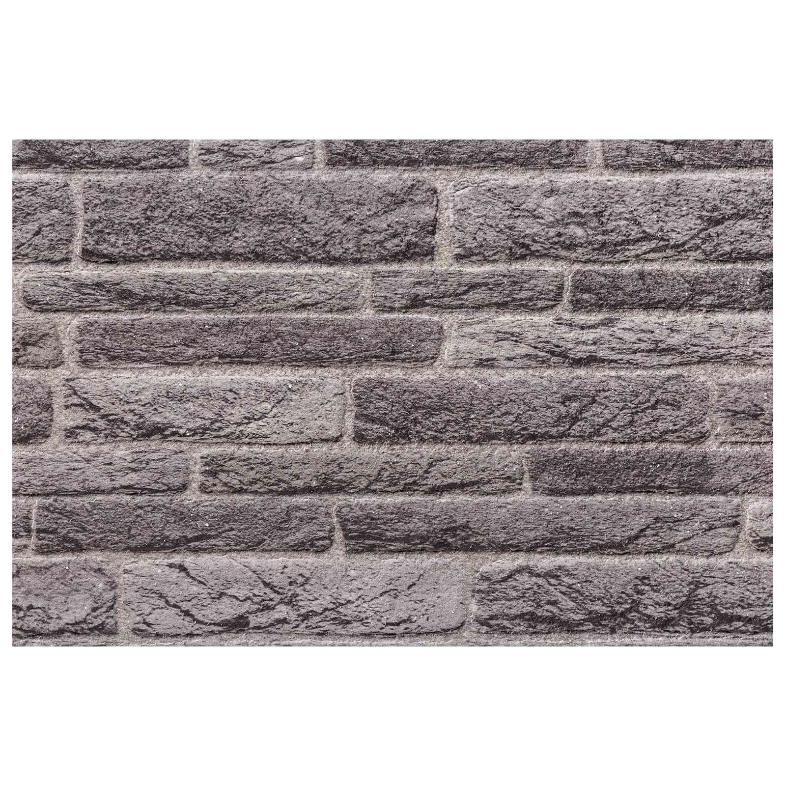 Wandpaneele 10 pcs Ziegel 100 x 50 cm EPS-Schaum