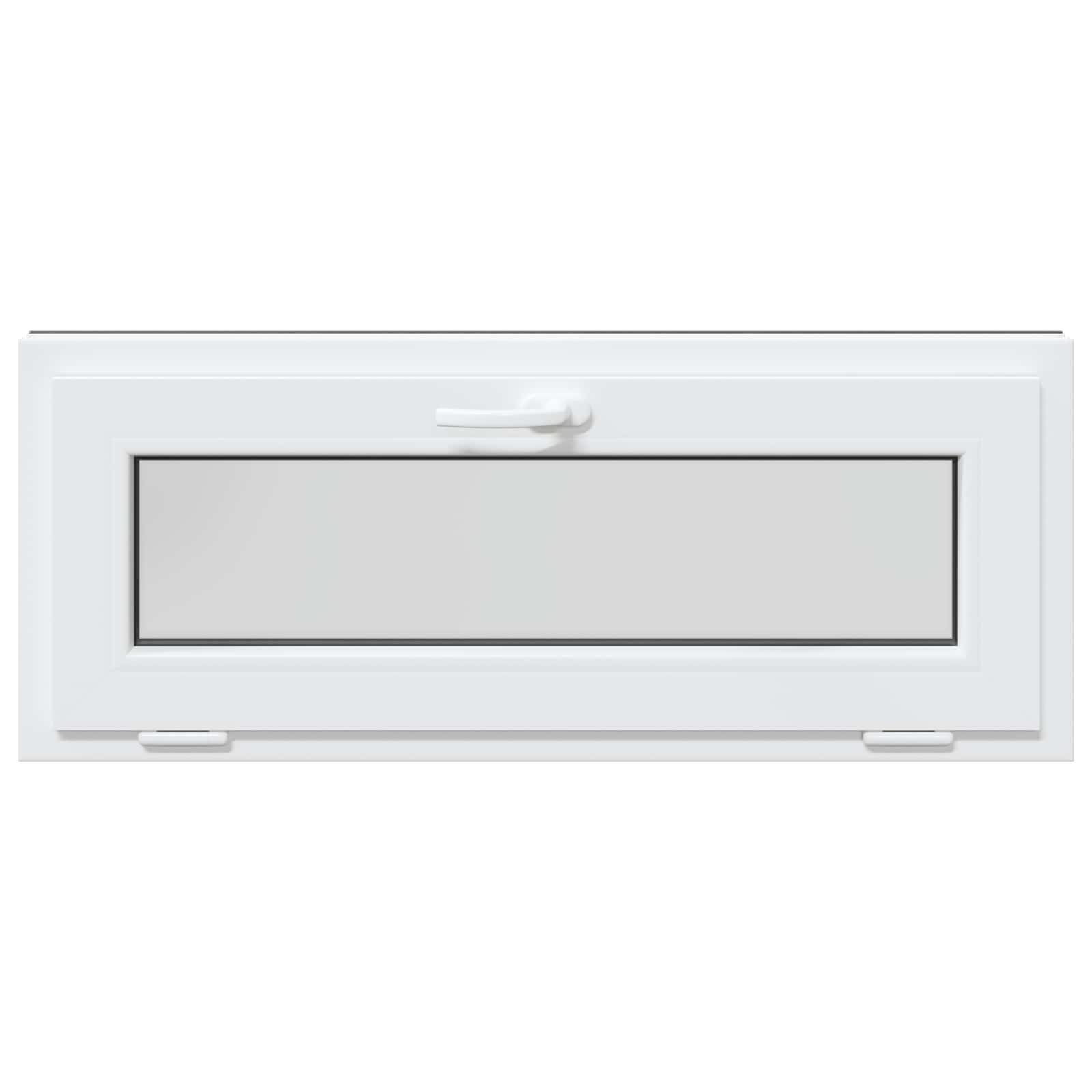Kellerfenster RISOR 60 x 40 cm PVC und Glas Weiß
