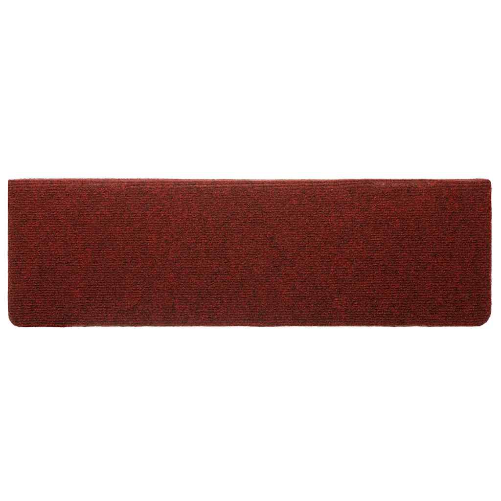 Stufenmatten Selbstklebend 15 Stk. 65x21x4 cm Hellbraun Rechteckiger Rand