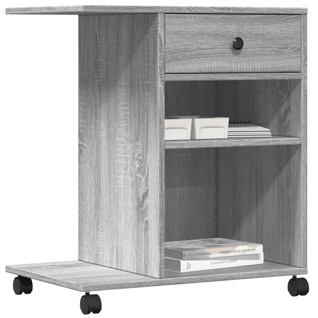 Druckerständer Uni Altholz 60 x 40 x 68.5 cm Holzwerkstoff