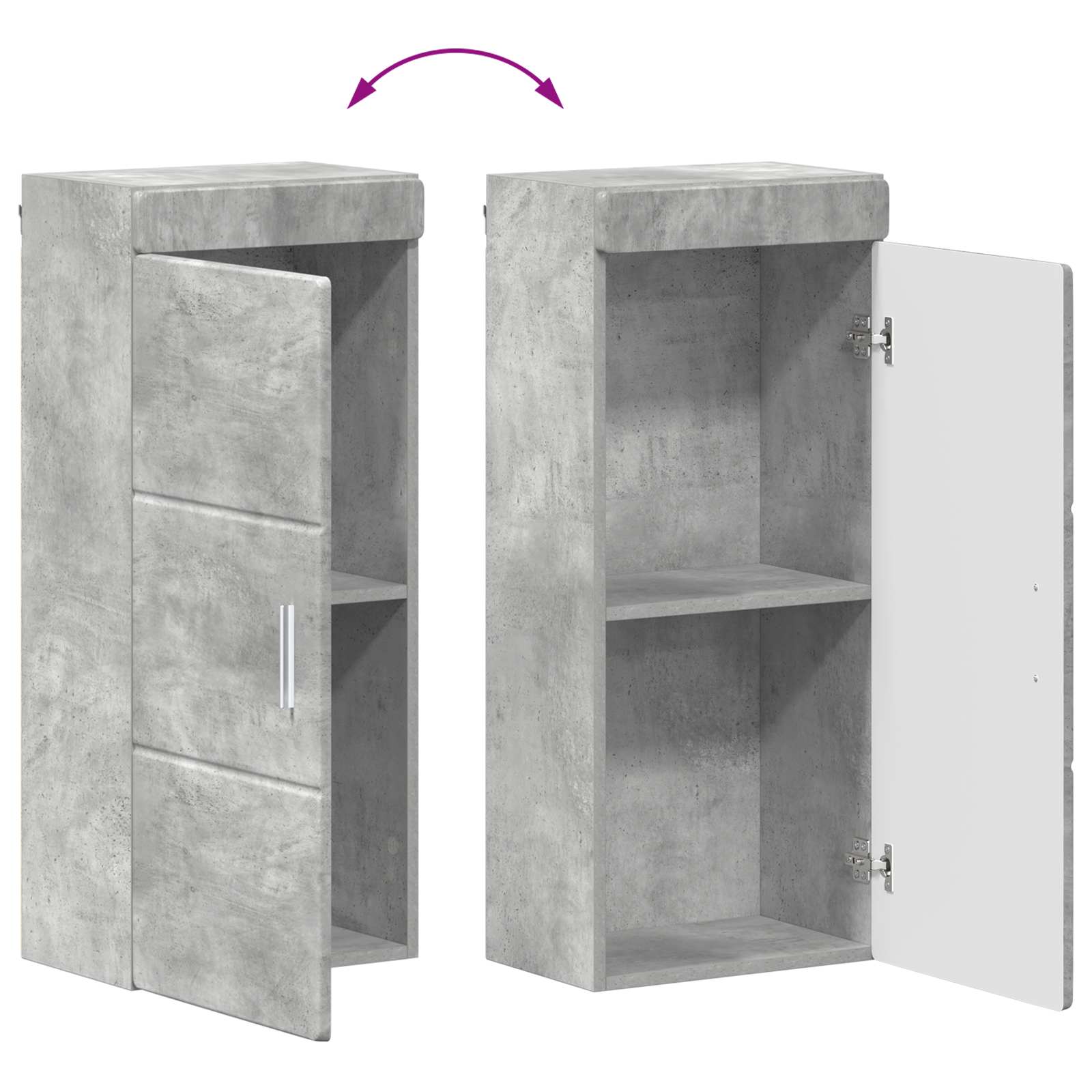 Badezimmermöbel-Set TULUM 2 pcs Weiß 60 x 34 x 63 cm