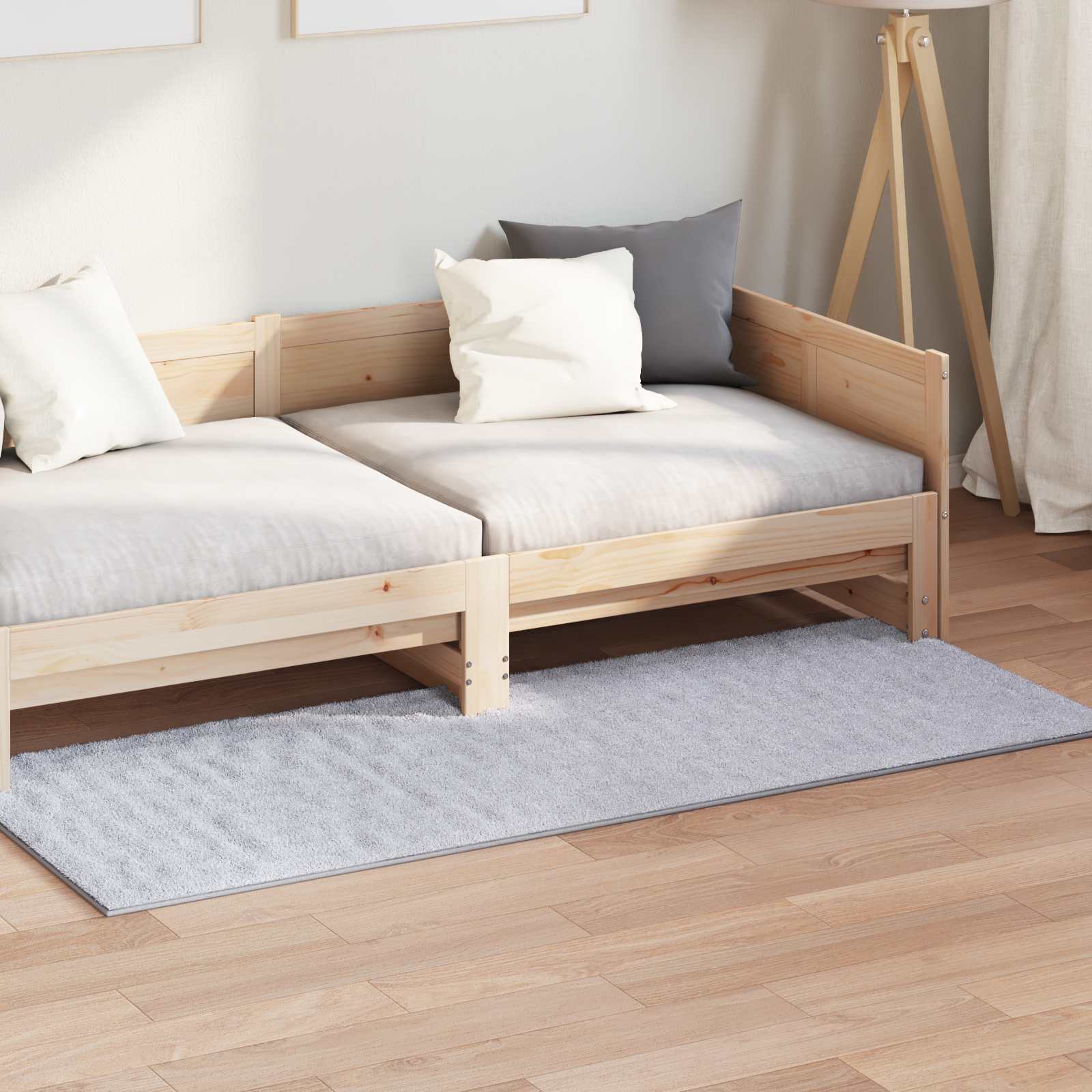 Bereichsteppiche Rechtwinklig SIROLO Creme 150 x 80 cm