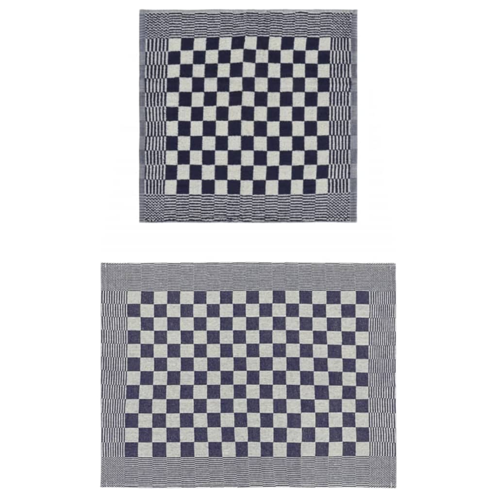 10-tlg. Handtuch-Set Schwarz und Grau Baumwolle