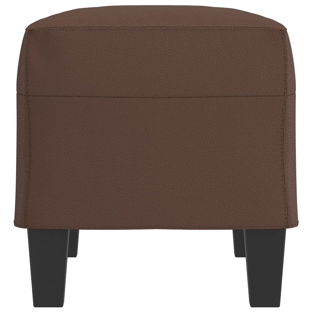Sitzbank Schwarz 70x35x41 cm Kunstleder