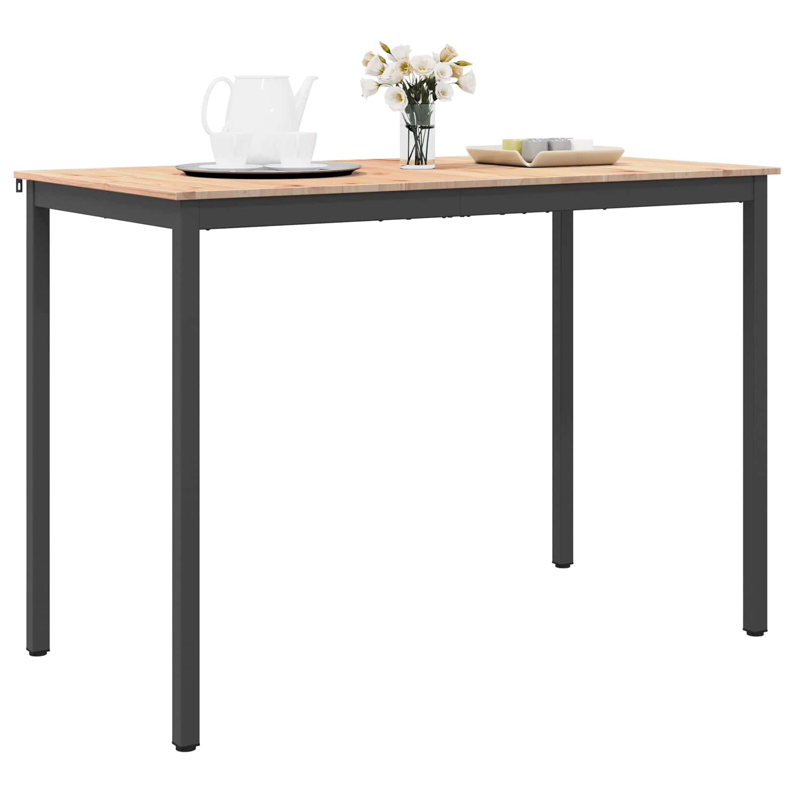 Bartisch Natur 200 x 100 x 105 cm Massives Kiefernholz