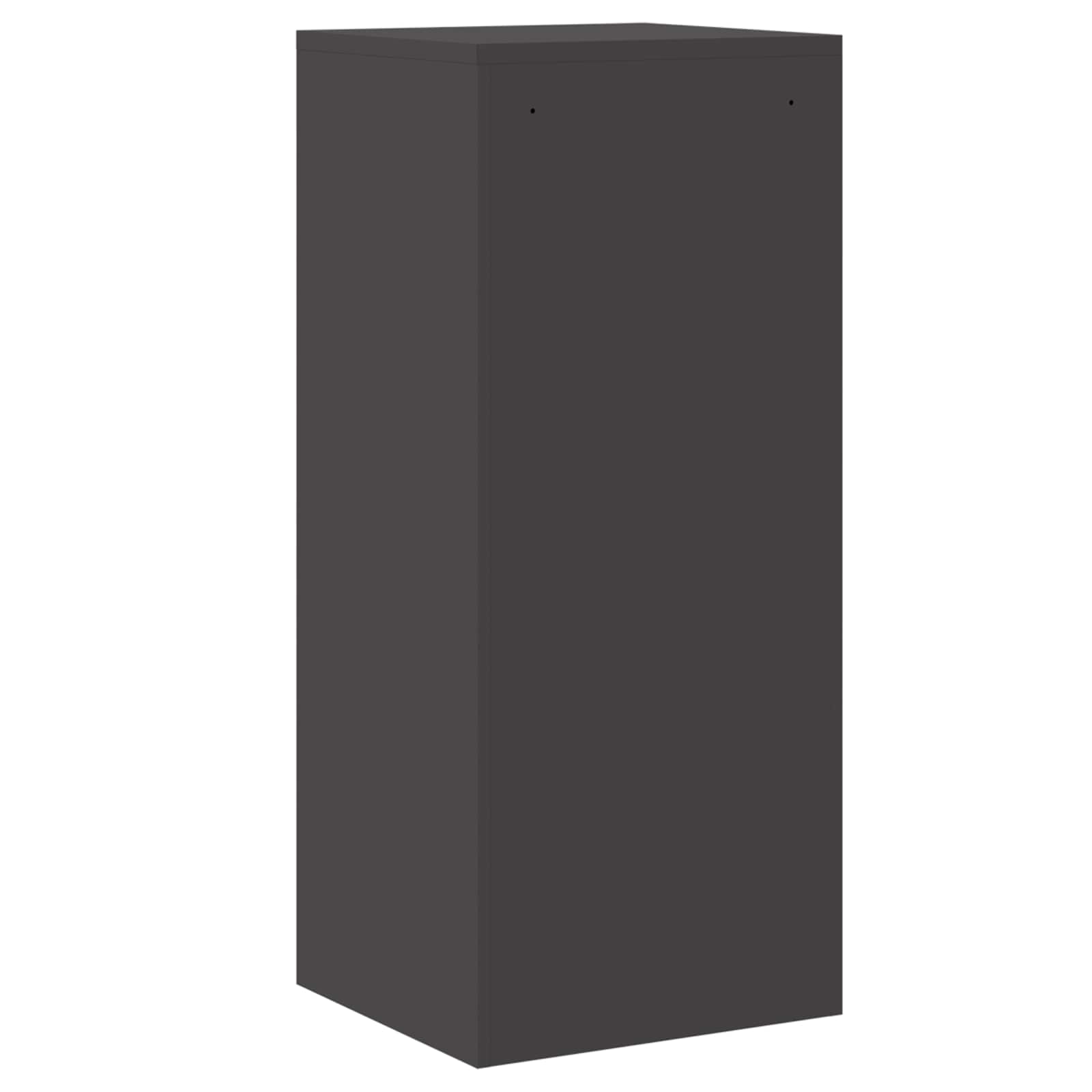 Aktenschrank 2 pcs Schwarz 44 x 50 x 139 cm Kaltgewalzter Stahl