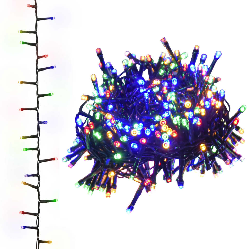 LED-Lichterkette mit 400 LEDs Warmweiß 13 m PVC