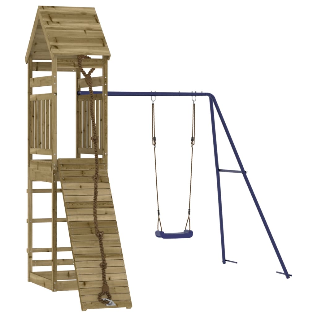 Spielturm Massivholz Kiefer