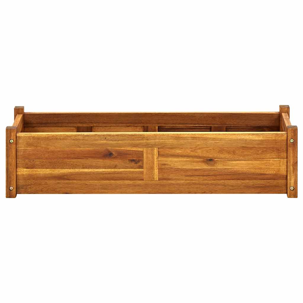 Garten-Hochbeet Akazienholz 76x27,6x25 cm