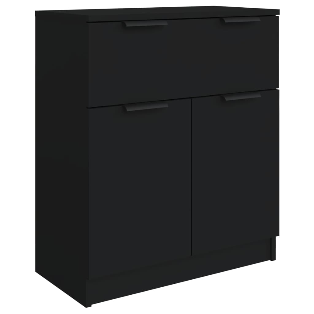 3-tlg. Sideboards Weiß Holzwerkstoff